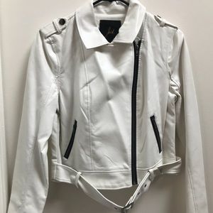 Jack faux leather jacket sz M